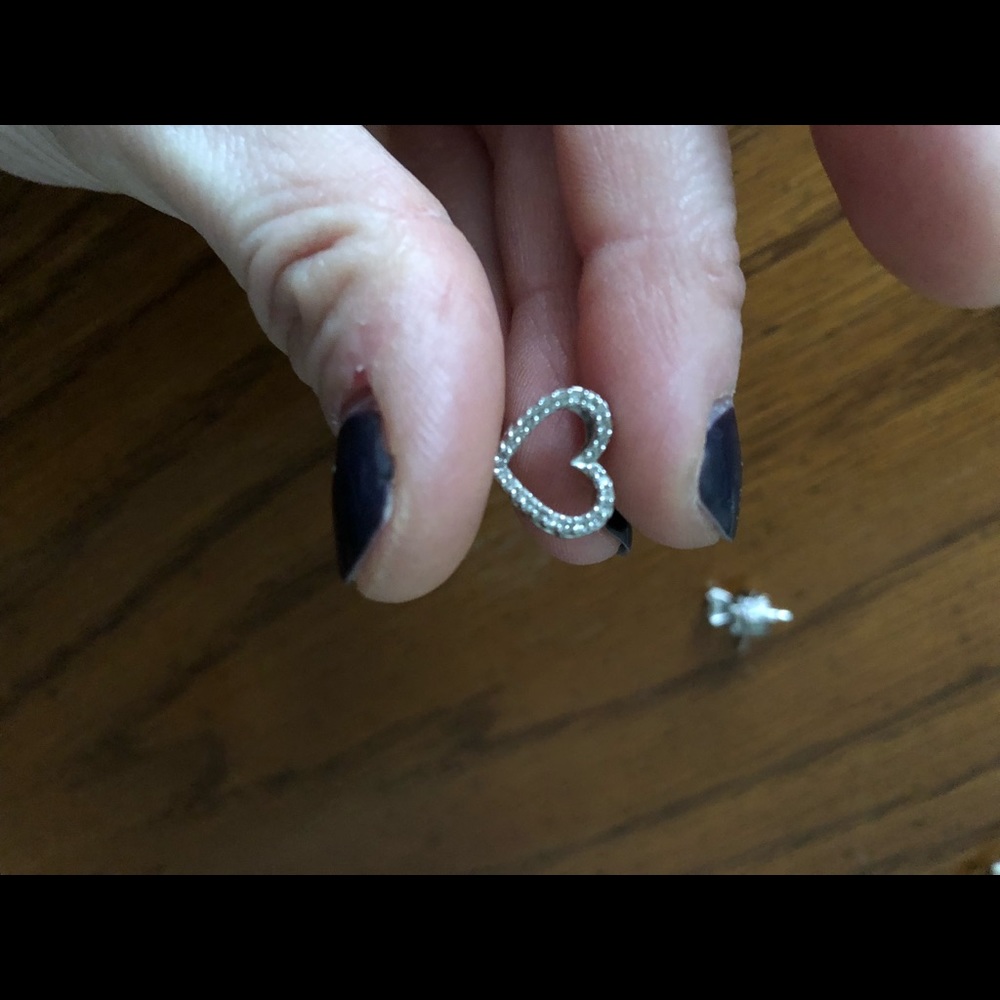 diamond heart necklace